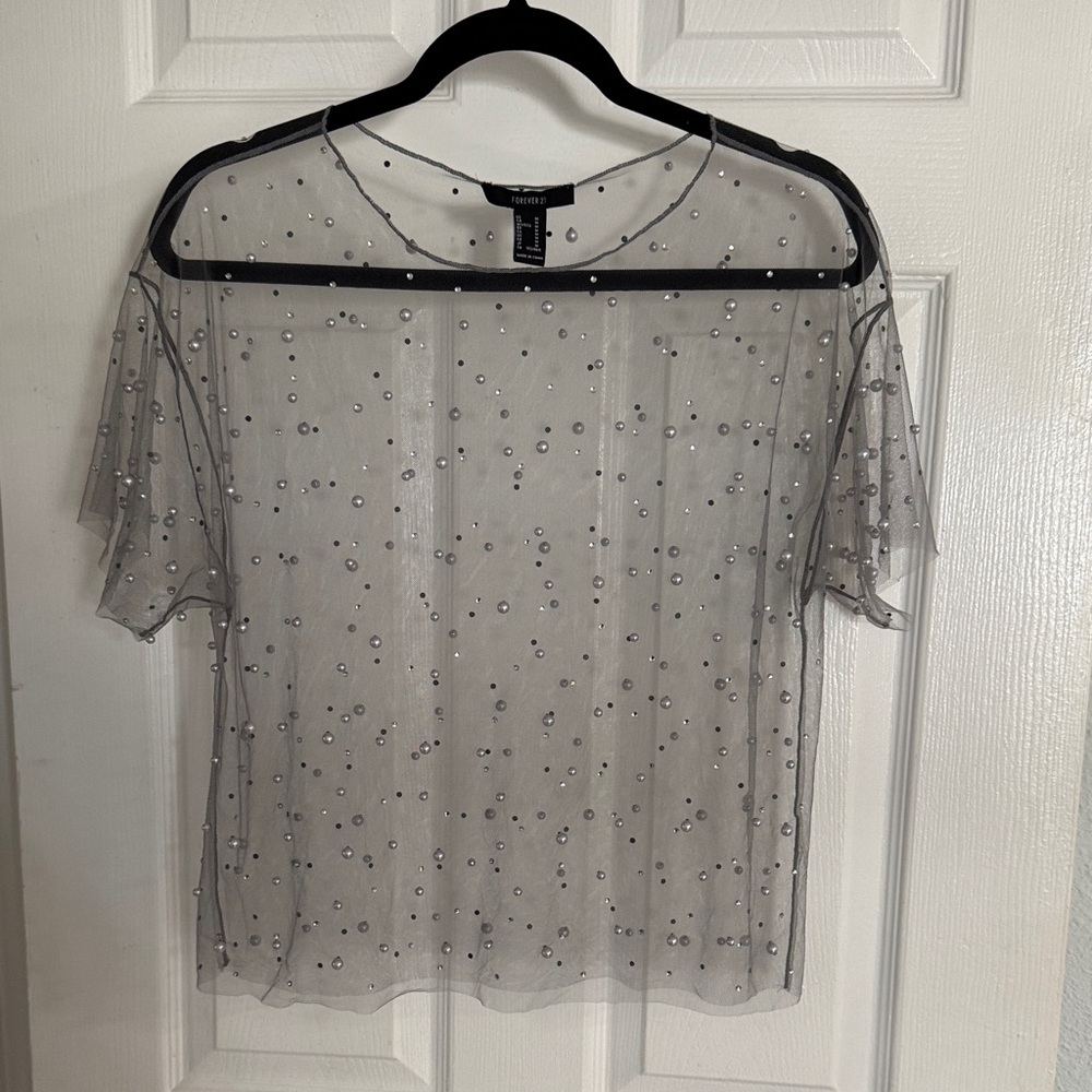 Forever 21 Sheer Blouse